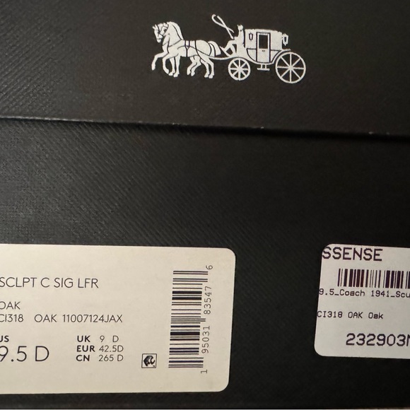 COACH Men’s Sculpt Signature Loafers - Picture 4 of 4